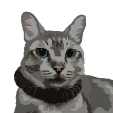 Load image into Gallery viewer, Cat Digital Art