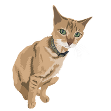 Load image into Gallery viewer, Cat Digital Art