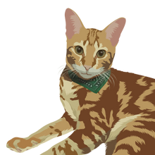 Load image into Gallery viewer, Cat Digital Art