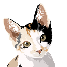 Load image into Gallery viewer, Cat Digital Art