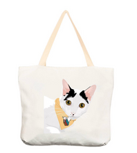 Load image into Gallery viewer, Custom Cat Tote Bag
