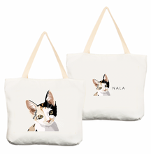 Load image into Gallery viewer, Custom Cat Tote Bag