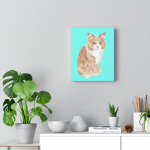 Load image into Gallery viewer, Custom Cat on Canvass - Rectangular