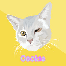 Load image into Gallery viewer, Cat Digital Art