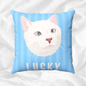 Custom Cat on Pillow