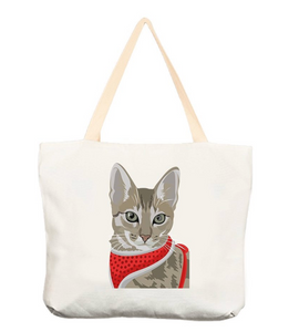 Custom Cat Tote Bag