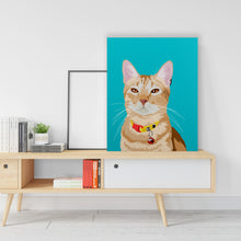 Load image into Gallery viewer, Custom Cat on Canvass - Rectangular
